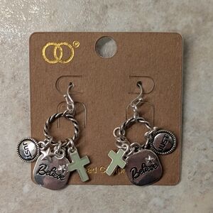🌟 JUST BELIEVE 🌟 Charm Earrings